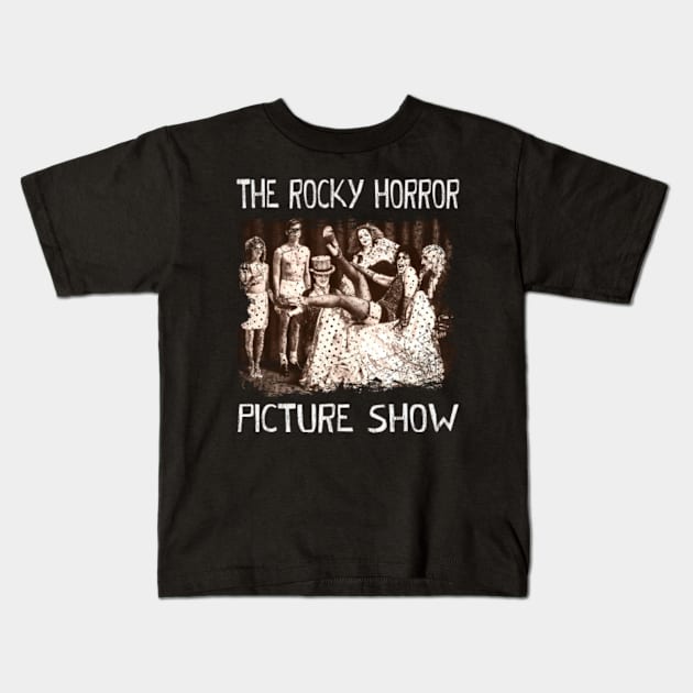 Riff Raff's Rhapsody Cult Classic Movie T-Shirt Kids T-Shirt by Aliens Tiles